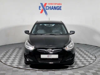 2012 Hyundai Solaris I, чёрный, 610000 рублей, вид 1