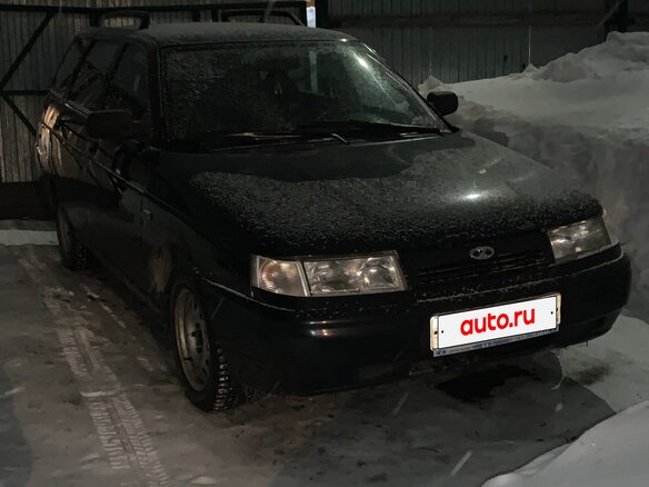 2007 Lada (ВАЗ) 2111, чёрный - вид 2