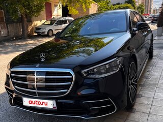2021 Mercedes-Benz S-Класс 450 Long 4MATIC VII (W223), чёрный, 9000000 рублей, вид 1