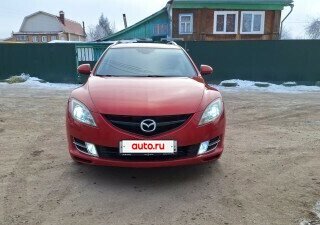 2008 Mazda 6 II (GH), красный, 730000 рублей, вид 1