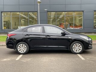 2018 Hyundai Solaris II, чёрный, 1249000 рублей, вид 4
