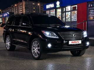 2011 Lexus LX 570 III, чёрный, 3500000 рублей, вид 1