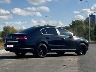 2012 Volkswagen Passat B7, чёрный, 730000 рублей, вид 3