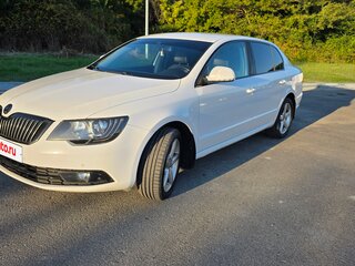 2014 Skoda Superb DSG II Рестайлинг, белый, 1100000 рублей, вид 2
