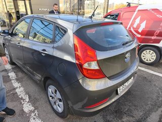 2016 Hyundai Solaris I Рестайлинг, серый, 849000 рублей, вид 4