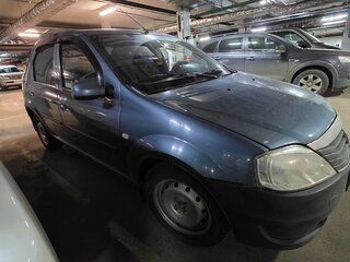 2013 Renault Logan I Рестайлинг, синий, 379000 рублей, вид 5