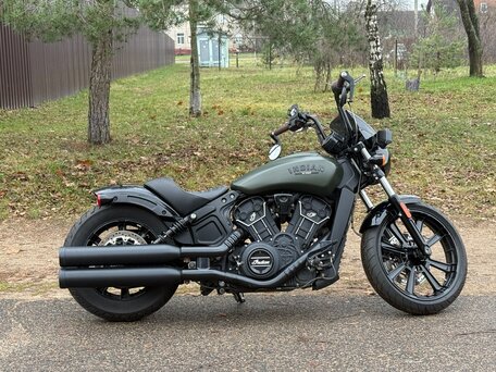 2023 Indian Scout, зелёный, 1200000 рублей, вид 2