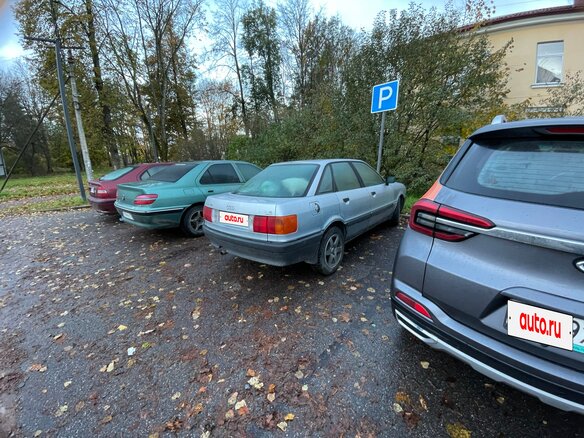 1990 Audi 80 IV (B3), синий, 110000 рублей - вид 2