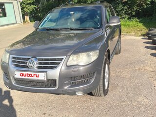 2008 Volkswagen Touareg I Рестайлинг, чёрный, 1200000 рублей, вид 1