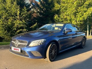 2019 Mercedes-Benz C-Класс 200 IV (W205) Рестайлинг, синий, 3690000 рублей, вид 2