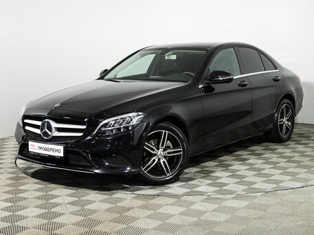 2018 Mercedes-Benz C-Класс 180 IV (W205) Рестайлинг, чёрный, 2549585 рублей, вид 1