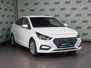2017 Hyundai Solaris II, белый, 949000 рублей, вид 3