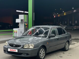 2004 Hyundai Accent ТагАЗ II, серый, 190000 рублей, вид 4