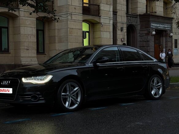 2012 Audi A6 IV (C7), чёрный, 2200000 рублей - вид 3