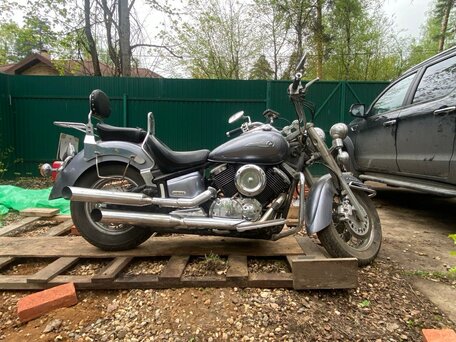 2004 Yamaha XVS1100, серебристый, 430000 рублей, вид 5