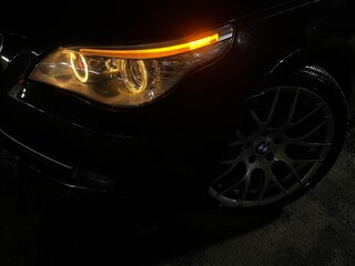 2009 BMW 5 серии 530xi V (E60/E61) Рестайлинг, чёрный, 1025000 рублей, вид 2