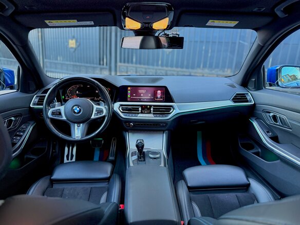 2019 BMW 3 серии 320d VII (G2x), синий, 3310000 рублей - вид 13