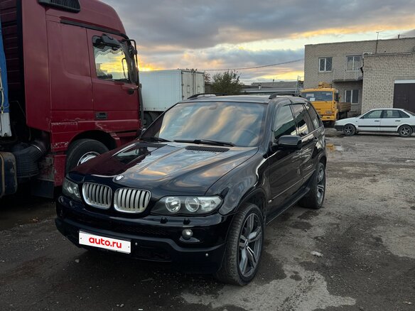 2000 BMW X5 3.0d I (E53), чёрный, 920000 рублей