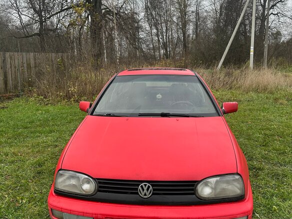 1996 Volkswagen Golf III, красный - вид 4
