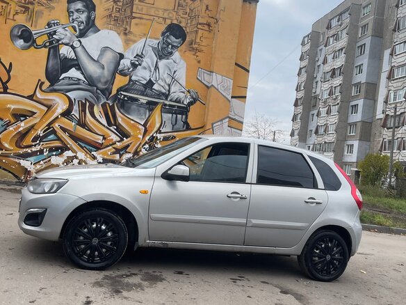 2013 Lada (ВАЗ) Kalina II, серебристый, 390000 рублей - вид 14