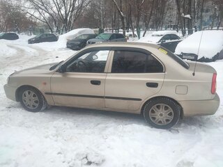 2005 Hyundai Accent ТагАЗ II, бежевый, 350000 рублей, вид 2