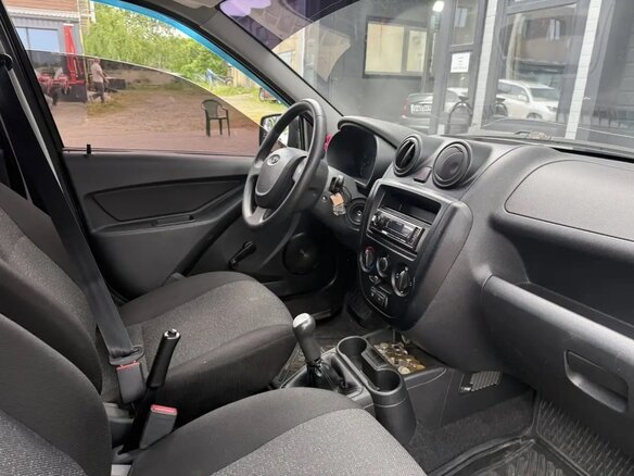 2013 Lada (ВАЗ) Granta I, чёрный, 350000 рублей - вид 7