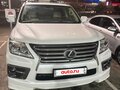 2012 Lexus LX 570 III Рестайлинг, белый - вид 1
