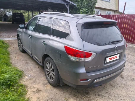 2015 Nissan Pathfinder IV, серый, 1250000 рублей, вид 2