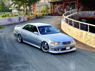 1997 Toyota Mark II VIII (X100), серый, 850000 рублей, вид 3