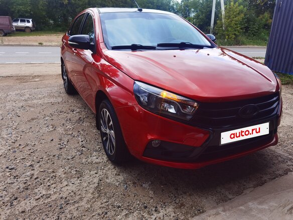 2016 Lada (ВАЗ) Vesta I, красный, 869000 рублей - вид 7