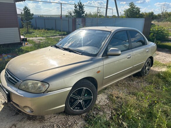 2007 Kia Spectra I Рестайлинг 2, бежевый, 230000 рублей - вид 1