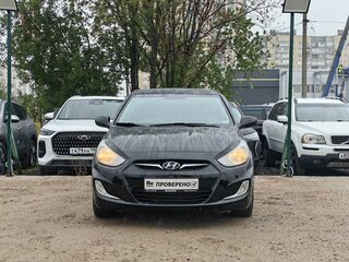2012 Hyundai Solaris I, чёрный, 599000 рублей, вид 2