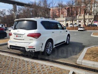 2015 Infiniti QX80 I Рестайлинг, белый, 4350000 рублей, вид 5