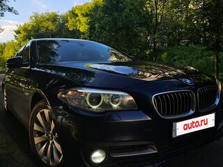 2014 BMW 5 серии 520i VI (F10/F11/F07) Рестайлинг, синий, 1270000 рублей, вид 3