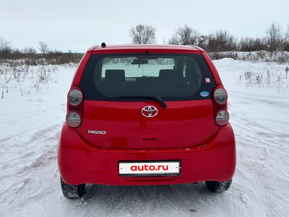 2012 Toyota Passo II (C30), красный, 580000 рублей - вид 9
