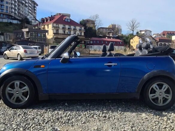 2005 Mini Cabrio Cooper I, синий, 780000 рублей - вид 12