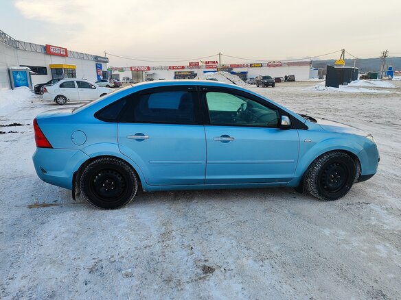 2007 Ford Focus II, голубой - вид 2