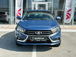 2016 Lada (ВАЗ) Vesta I, синий, 500000 рублей, вид 2