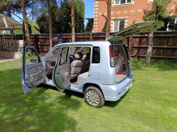 2002 Nissan Cube I Рестайлинг (Z10), голубой, 265000 рублей - вид 14