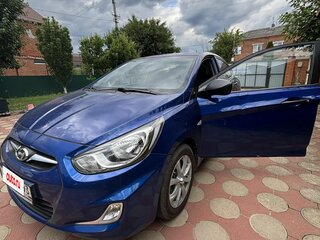 2013 Hyundai Solaris I, синий, 560000 рублей, вид 1