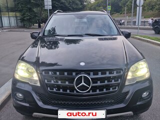 2009 Mercedes-Benz M-Класс 350 II (W164) Рестайлинг, чёрный, 1119000 рублей, вид 1
