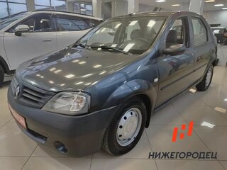 2008 Renault Logan I, чёрный, 199000 рублей, вид 1