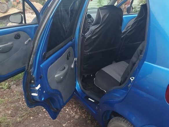 2013 Daewoo Matiz I Рестайлинг, синий, 175000 рублей - вид 9