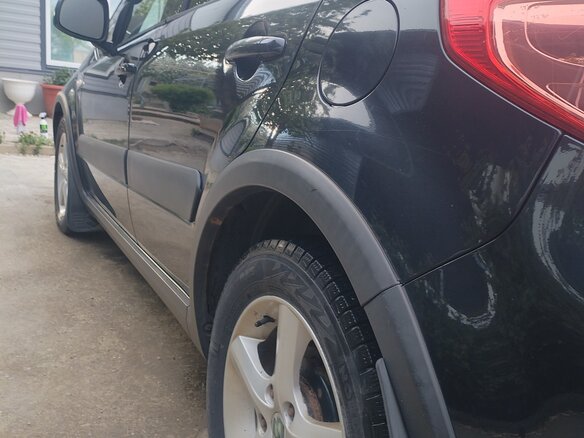 2008 Suzuki SX4 I (Classic), чёрный, 710000 рублей - вид 16