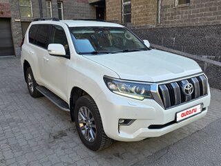2019 Toyota Land Cruiser Prado 150 Series Рестайлинг 2, белый, 4600000 рублей, вид 1