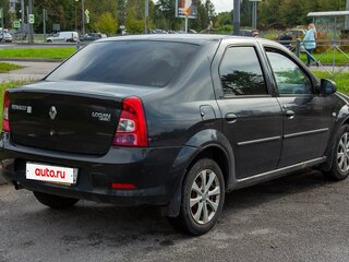 2010 Renault Logan I Рестайлинг, чёрный, 400000 рублей, вид 4