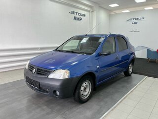 2007 Renault Logan I, синий, 195000 рублей, вид 1