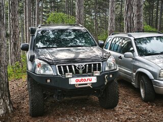 2004 Toyota Land Cruiser Prado 120 Series, серый, 2250000 рублей, вид 4