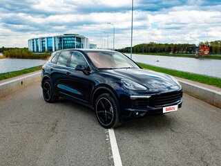 2016 Porsche Cayenne Diesel II Рестайлинг (958), синий, 4500000 рублей, вид 3