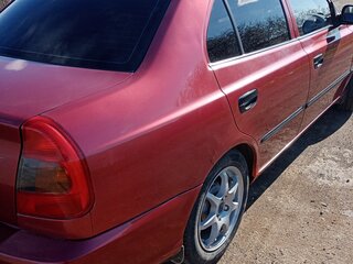 2006 Hyundai Accent ТагАЗ II, красный, 310000 рублей, вид 5